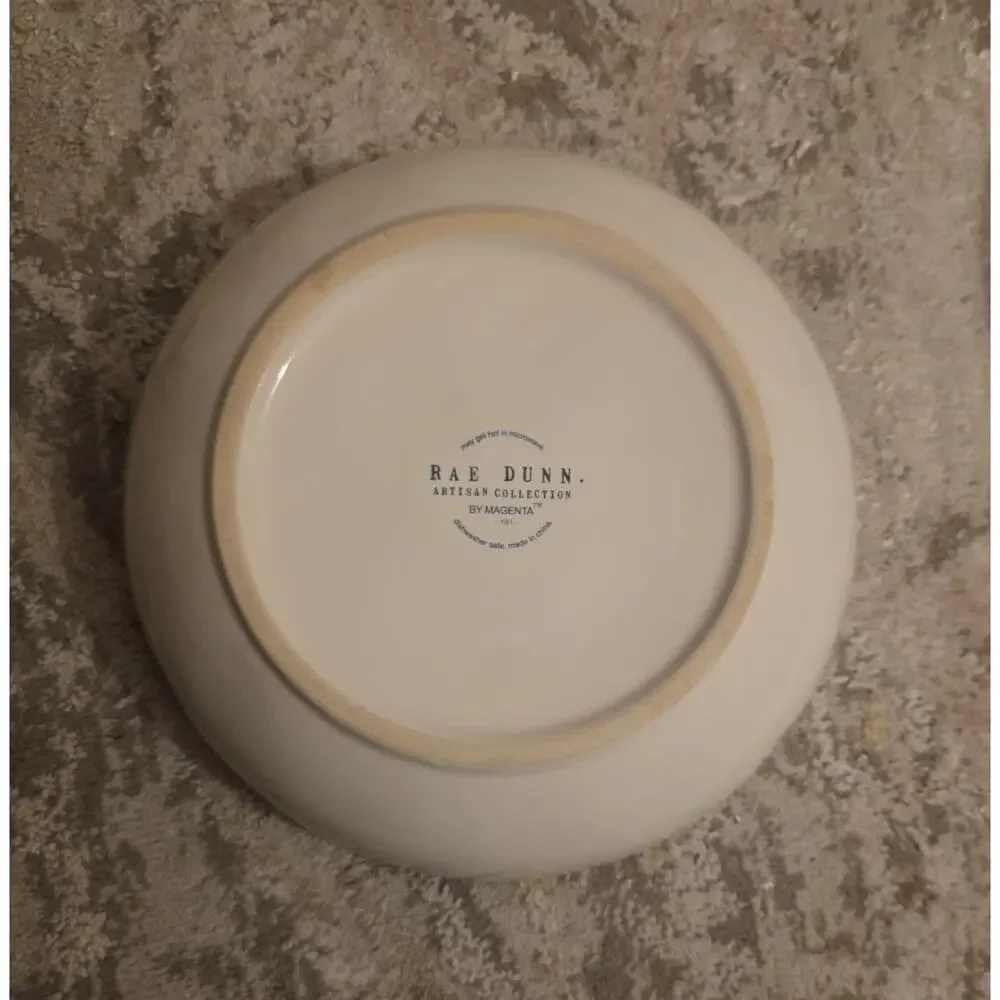 Rae Dunn Taco Salad Burrito Bowl Set of 2 White Ceramic LL Kitchen - Picture 4 of 5